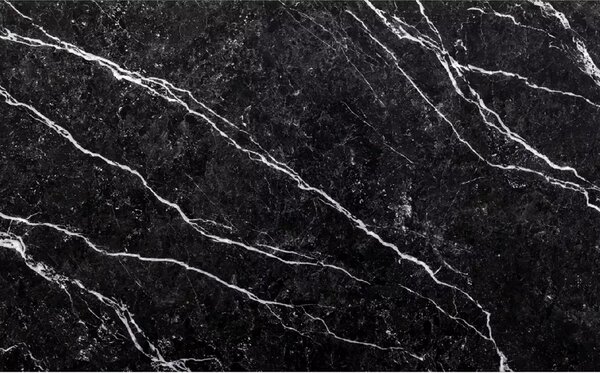 OFERTA Masa de sufragerie neagra RAMOD 100x60 cm, decor marmura II. calitate