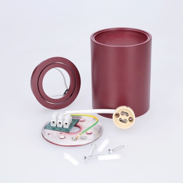 Brilagi - Aplica spot MIA 1xGU10/30W/230V 100x80 mm burgundiu