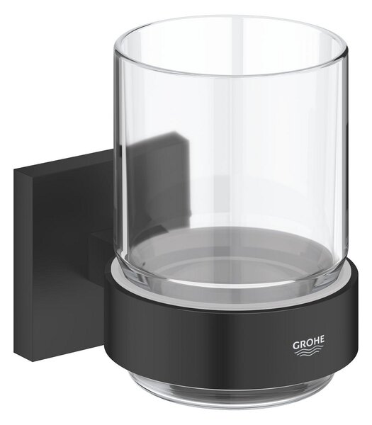 Grohe Start Cube cană pentru spălat dinți negru 410972430