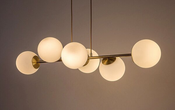 Rabalux Kiara lampă suspendată 6x35 W auriu 72249