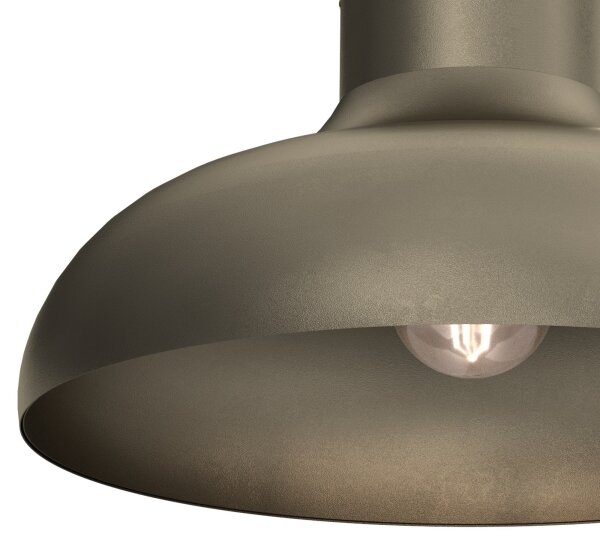 Plafonieră BASCA, 1 x E27, 15 W, 230 V, diametru 40 cm, bronz