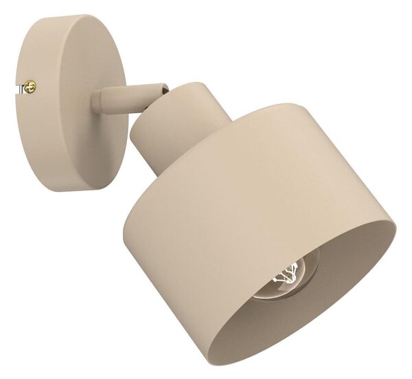 Aplică de perete cu spot PARKLA 1xE27/15W/230V, bej