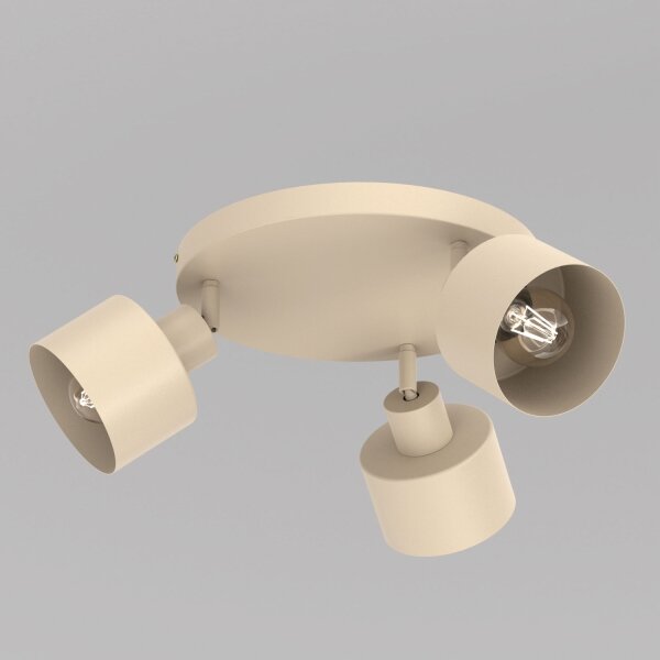 Spot PARKLA 3xE27/15W/230V bej