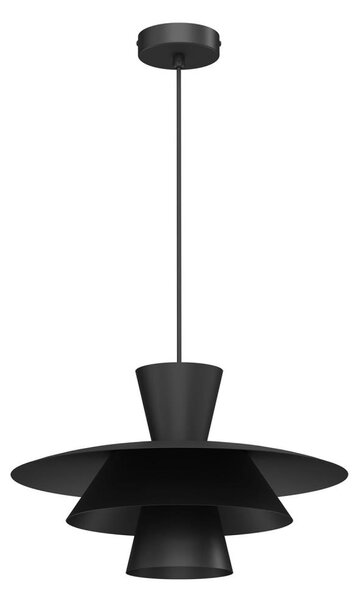 Lustră pe cablu PLATO 1xE27/15W/230V, neagră