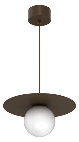 Pendul pe cablu FLAT 1xE27/15W/230V maro