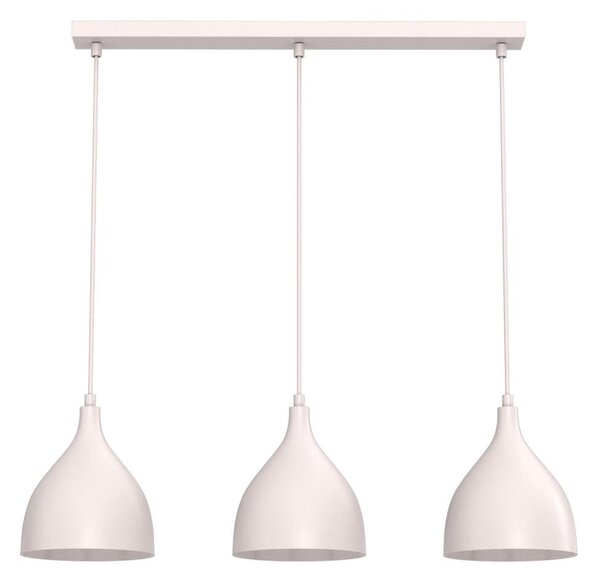 Lustră suspendată pe cablu NOAK CLASSIC, 3xE27/15W/230V, crem