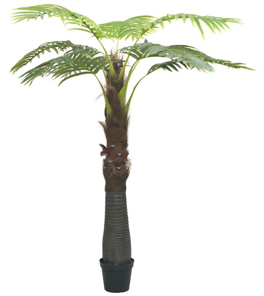 Palmier artificial cu ghiveci, verde, 253 cm