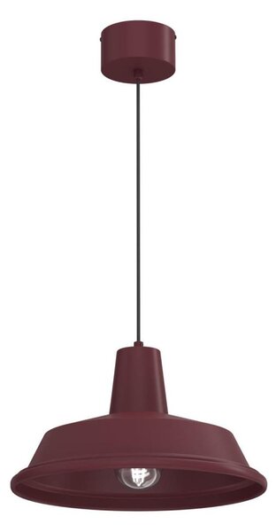 Lustră suspendată CLASS pe cablu 1xE27/15W/230V burgundiu