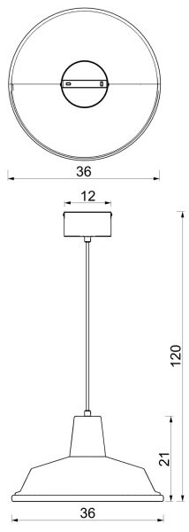 Lustră suspendată CLASS pe cablu 1xE27/15W/230V burgundiu