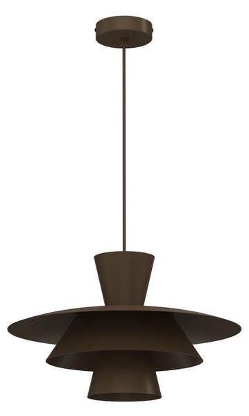 Lustru pe cablu PLATO 1xE27/15W/230V, maro