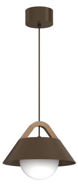 Pendul pe cablu FUNDA 1xE27/15W/230V, maro
