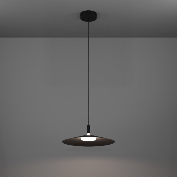 Eglo 902183 - Lampă suspendată LED RGBW reglabilă CONOMAVILLA-Z LED/15,5W/230V neagră