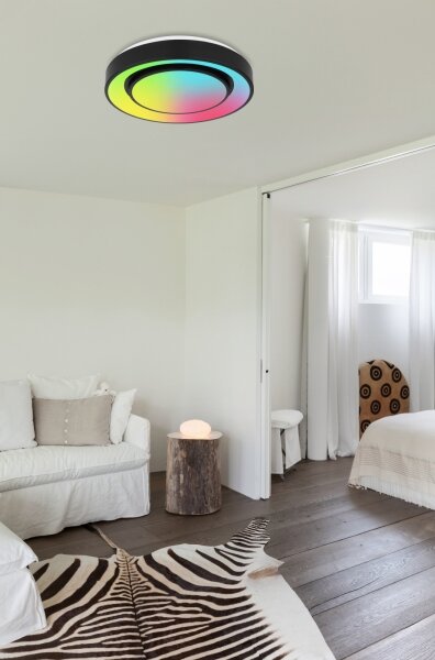 Plafonieră LED RGB dimabilă SULLY LED/24W/230V Globo 41368-24 + telecomandă