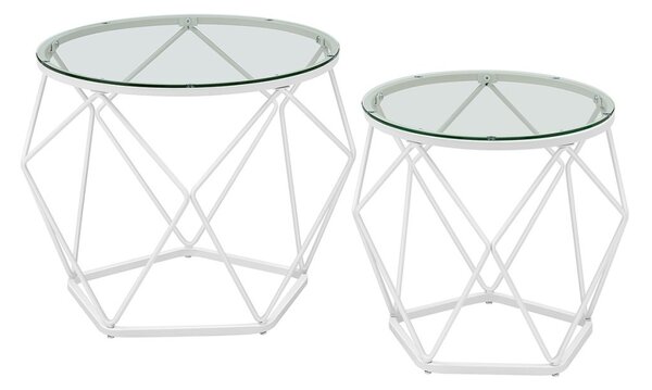 Masuta de cafea Vasagle Alb 48.2x48.2x39.2 cm