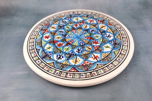 Platou Pizza din ceramică Azzurro