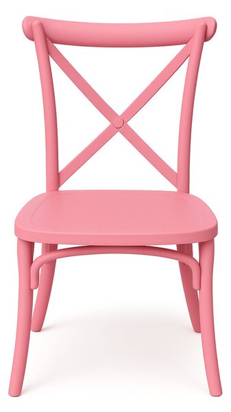 Scaun Boho pentru copii - culoare roz