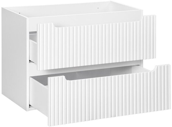 Comad Nova White dulap 80x39x57 cm sub chiuveta pe perete alb NOVA WHITE 82-80-2S