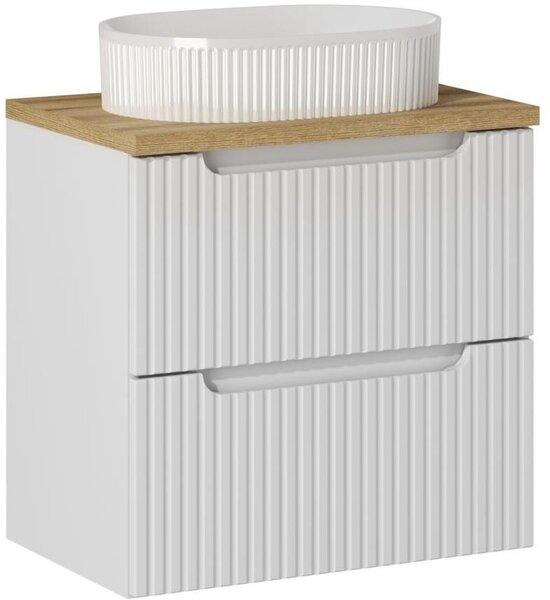 Set dulap Comad Nova White NOVA WHITE 82-60-2S, lavoar Comad Beyond BEYOND 5 WHITE ( E-6564 ), NOVA OAK A 89-60