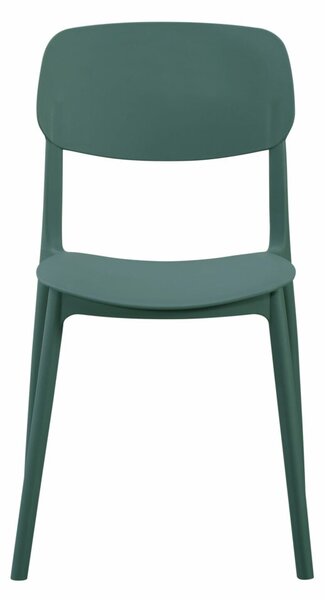 Scaun de cafenea pentru exterior Linea, verde