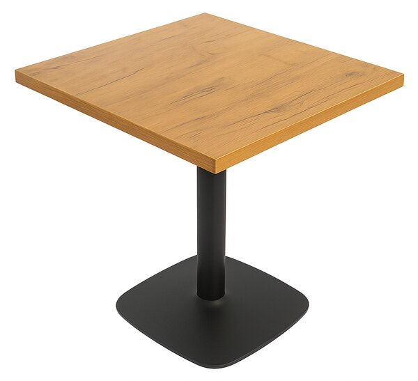 Masă de cafenea 68x68x3,6 stejar Lancelot bază 0966-ARP