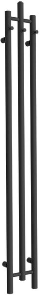 LaVita Calentador calorifer de baie decorativ 162x20.5 cm negru 5904194692179