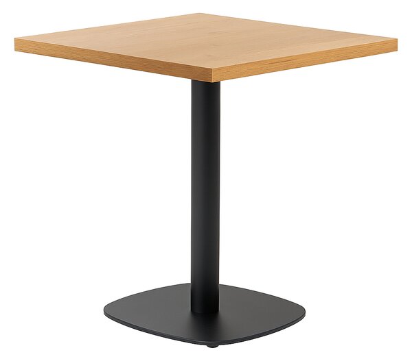 Masă de cafenea 68x68x3,6 stejar Lancelot bază 0966-ARP