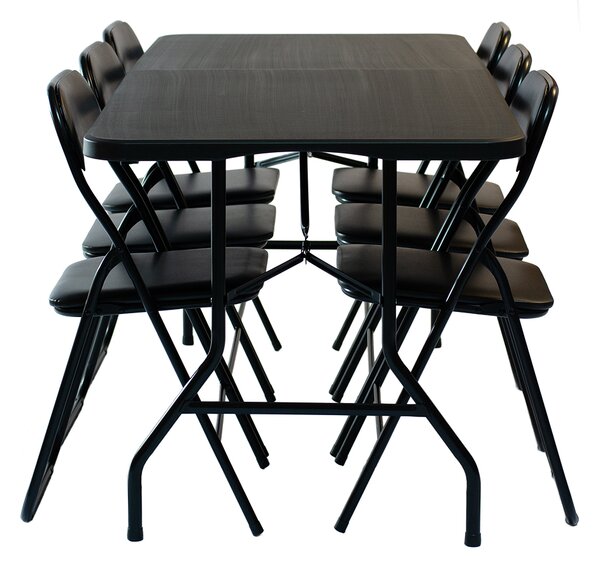 Set Mobilier Catering Exterior – Masă 200x90 cm + 6 Scaune