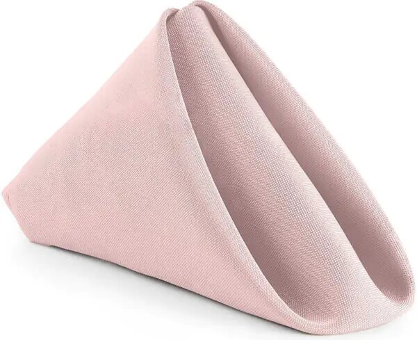Șervetă de banket în culoarea roz pudrat, cu dimensiunile 50×50cm