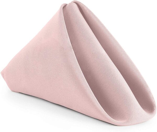 Șervetă de banket în culoarea roz pudrat, cu dimensiunile 50×50cm