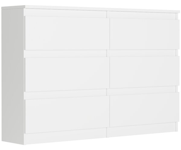 Comodă Rulux (alb). Promo -12%. 1151434