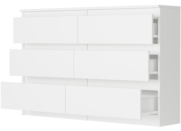 Comodă Rulux (alb). Promo -12%. 1151434