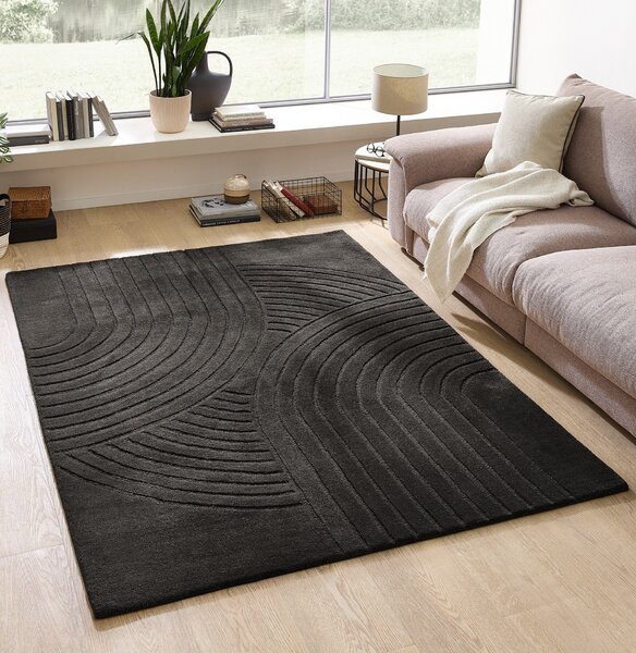 Covor din lana Gabbo verde inchis 200/290 cm