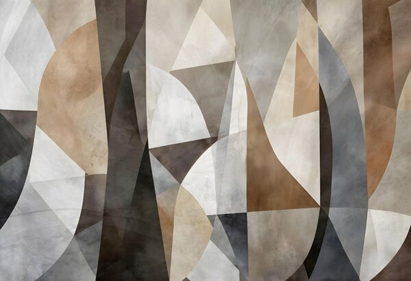Fototapet Perete cu diferite culori și forme, Fototapet abstracte, Fototapet populare, w08530 - Tapeko.ro