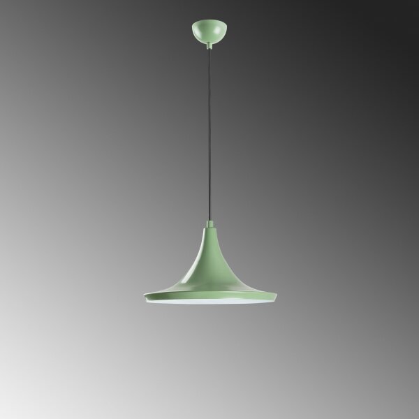 Lustră pe cablu TOM 1xE27/40W/230V verde