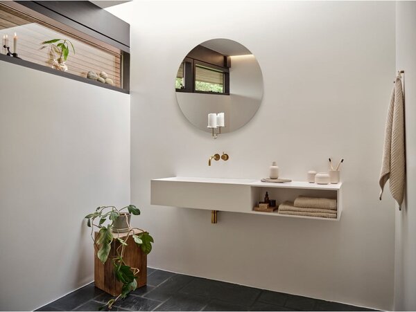 Dozator de săpun lichid bej din gresie ceramică 300 ml Sensu – Zone