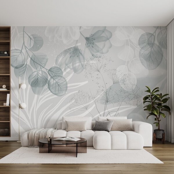 Fototapet Frunze moi cu texturi delicate, Fototapet natură, Fototapet populare, w08599 - Tapeko.ro
