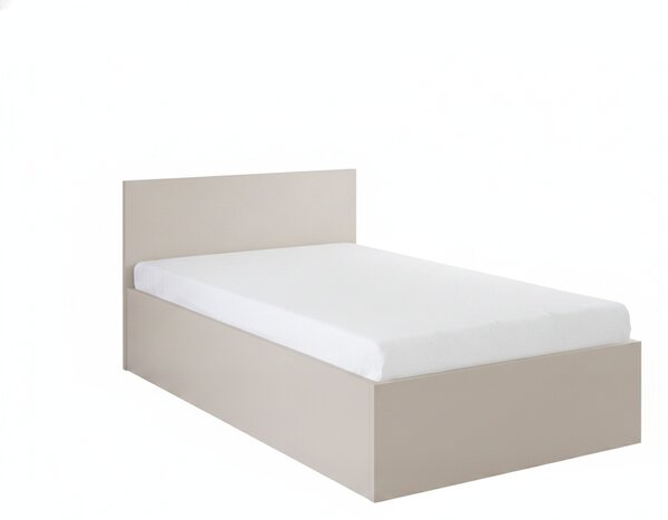 Pat SOFIA 80 x 200 cm, bej casmir Saltele: Fara saltea, Somiera pat: Fara somiera