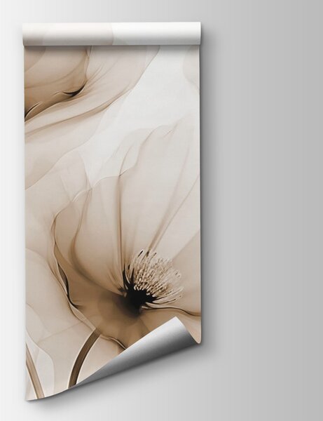 Fototapet Florile delicate se împletesc cu eleganță, Fototapet acuarelă, Fototapet populare, w02696v1 - Tapeko.ro