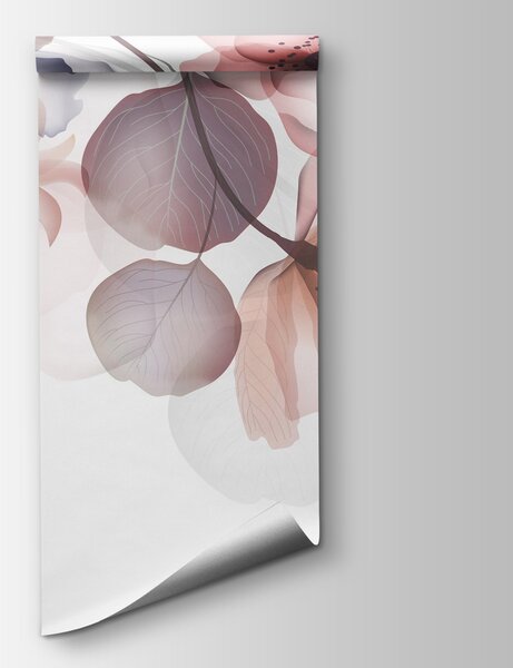 Fototapet Design floral delicat cu nuanțe moi, Fototapet copaci, Fototapet populare, w08613 - Tapeko.ro