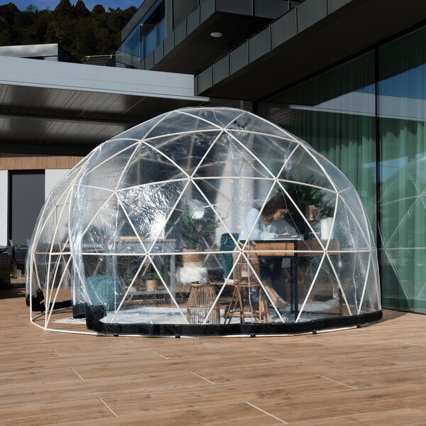 KONDELA Pavilion de grădină, versiune vară / iarnă, 3,6x2,2m, IGLU