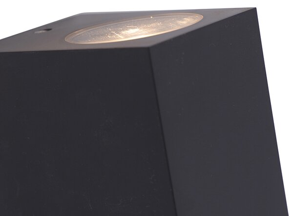 Lampă de perete inteligentă gri din plastic, incl. 2 Wifi GU10 - Baleno