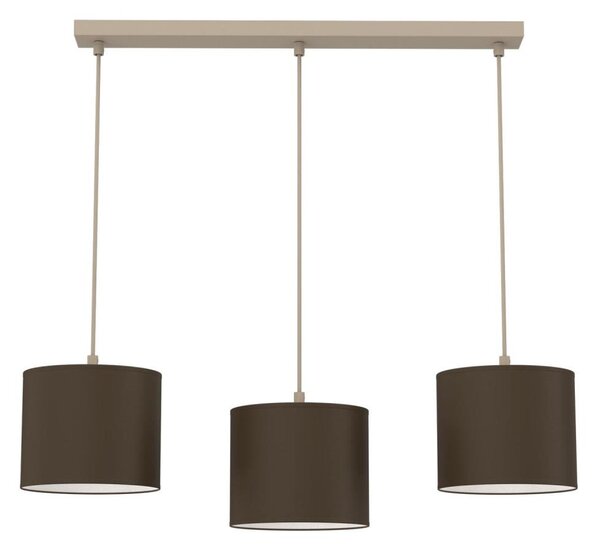 Candelabru pe cablu ARDEN 3xE27/15W/230V bej/maro