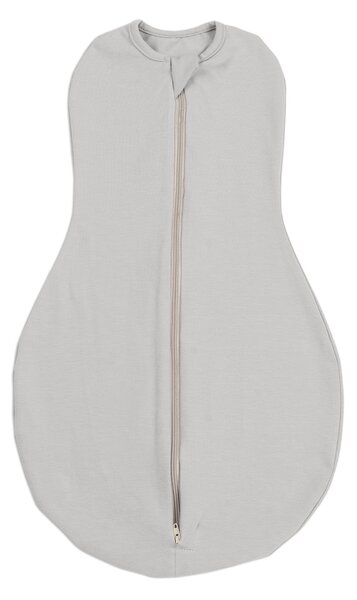 Sistem de infasat cu fermoar dublu Kidizi SnugPod Grey S, pentru nou-nascuti 2.6-5 kg, 0.5 tog