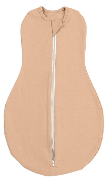 Sistem de infasat cu fermoar dublu Kidizi SnugPod Peach S, pentru nou-nascuti 2.6-5 kg, 0.5 tog