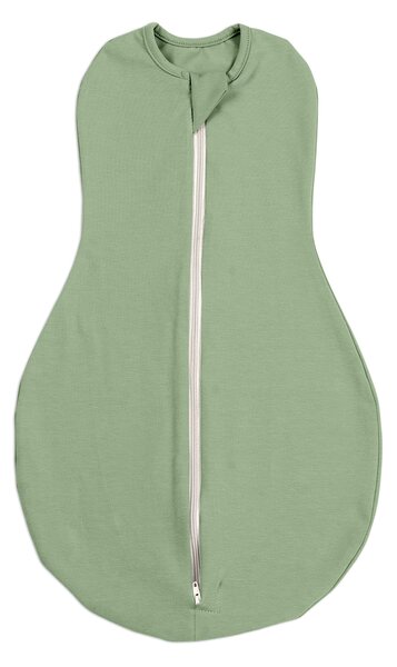 Sistem de infasat cu fermoar dublu Kidizi SnugPod Green S, pentru nou-nascuti 2.6-5 kg, 0.5 tog