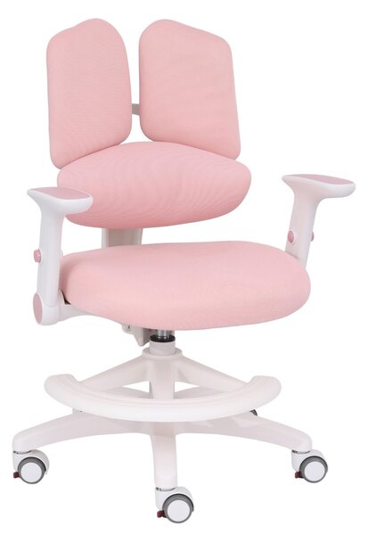 Scaun de birou pentru copii BunnyFit Pink