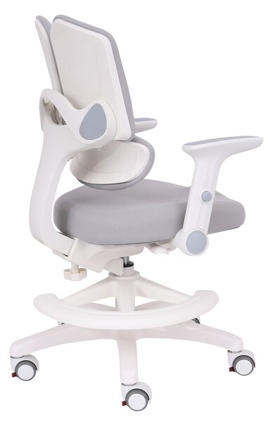 Scaun de birou pentru copii BunnyFit Grey