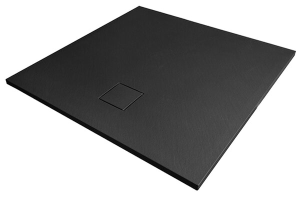 Cadita dus slim din SMC, dimensiuni multiple, alb/gri/negru 900x900 / Gri