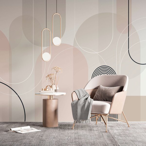 Tapet Arce minimaliste elegante, Fototapet Abstract, w02826 : Uwalls.ro