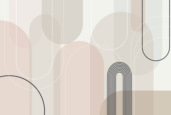 Tapet Arce minimaliste elegante, Fototapet Abstract, w02826 : Uwalls.ro